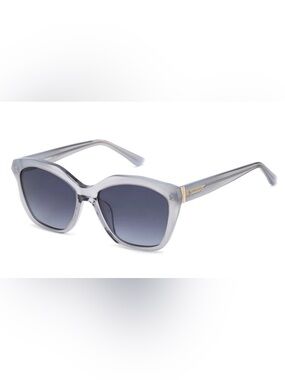Juicy Couture Translucent Gray Frame Sunglasses w/ Gradient Gray Lenses w/ case